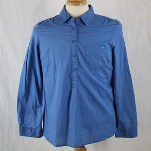 Tommy Hilfiger Men's Shirt Large Blue